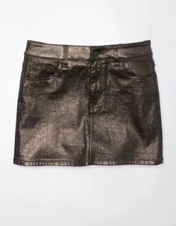 AE High-Waisted Glitter Mini Skirt 5 AE High-Waisted Glitter Mini Skirt -Soft Leaf 9332 4726 001 f