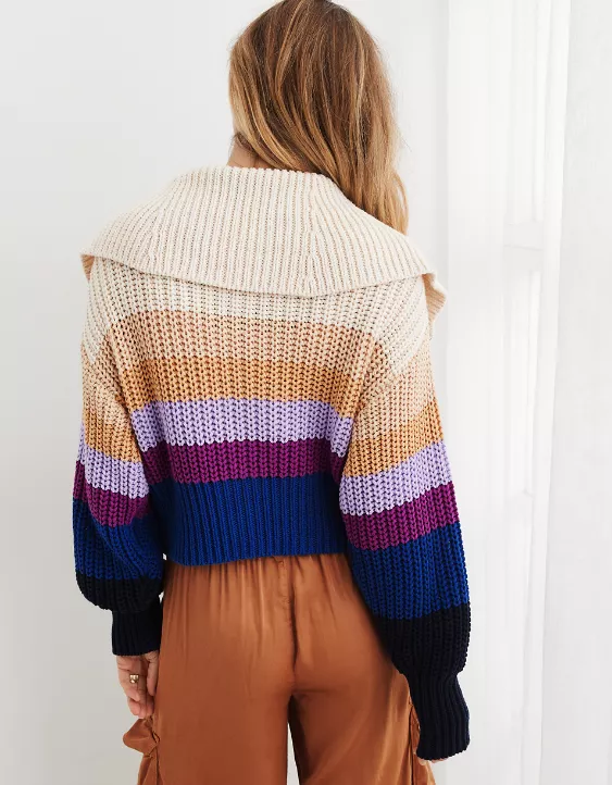 Aerie Double Zip Cardigan 3 Aerie Double Zip Cardigan - Image 3